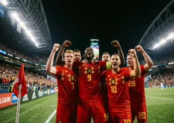 Belgium mocks Trump with dance after beating USA 4-1
