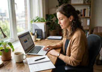 home business owner using generative AI tools