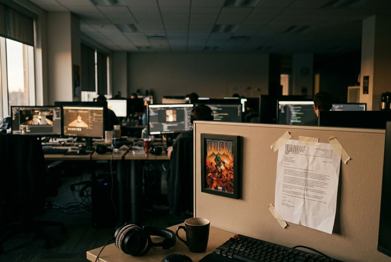 id Software layoffs hit half its staff as CWA seeks severance
