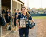Laney Welge North Scott softball catcher weekly athlete honor