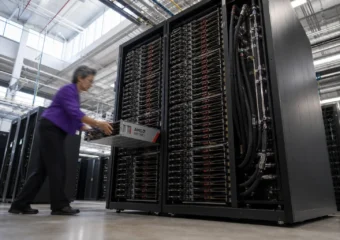Microsoft Azure AMD Helios AI server rack deployment