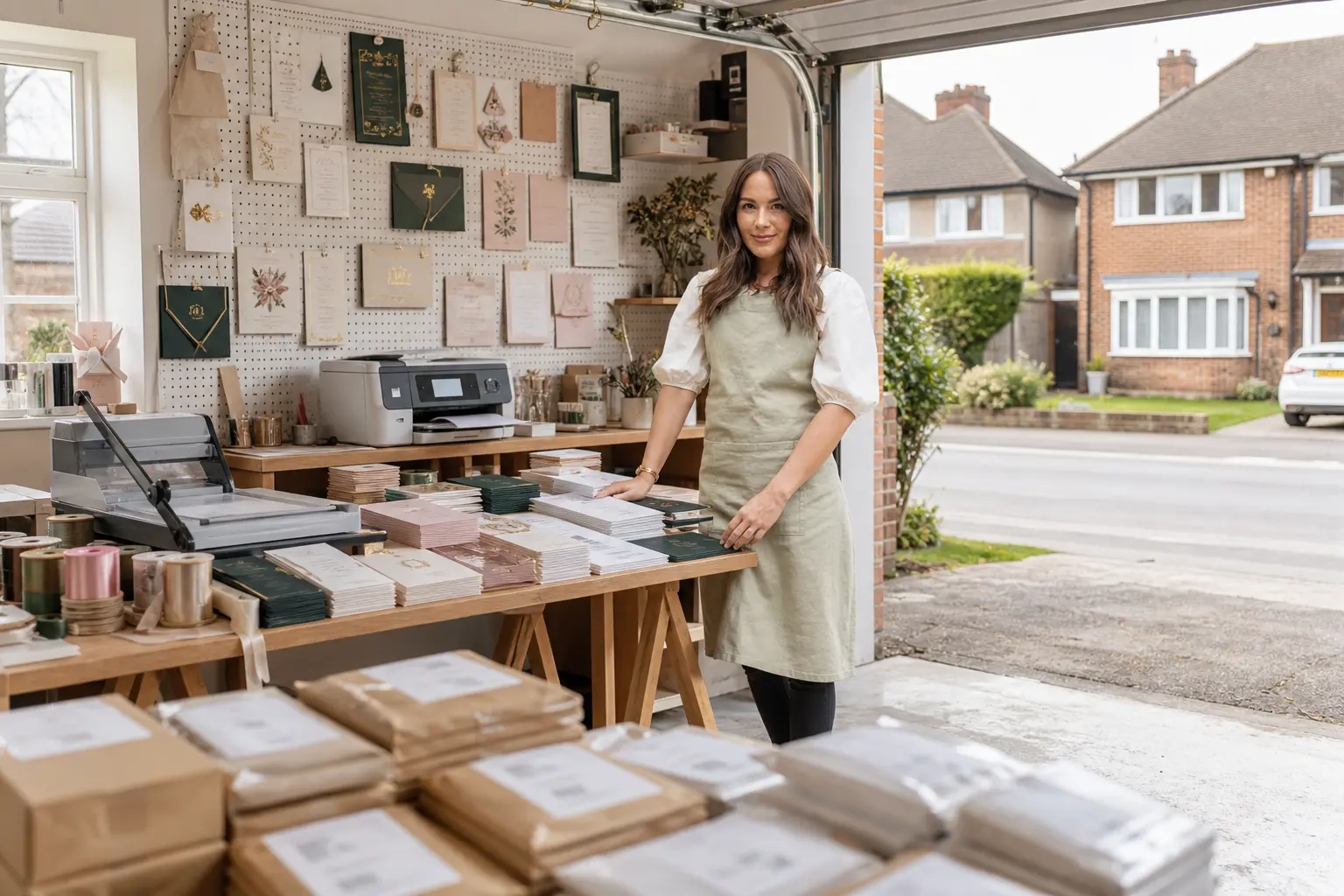 mum furloughed during Covid starts £100k Etsy wedding stationery business