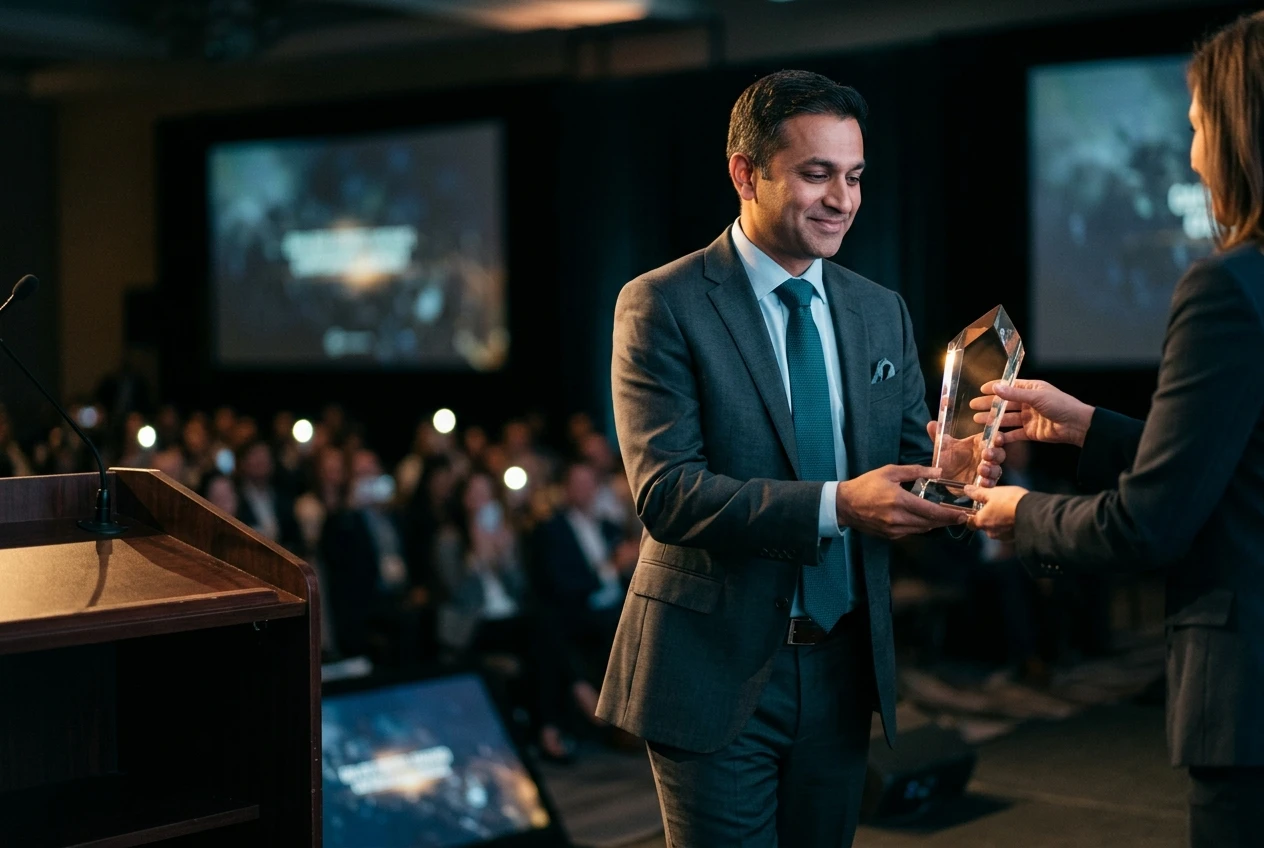 Raj Vaghela Most Innovative Business Leader 2026 award recognition