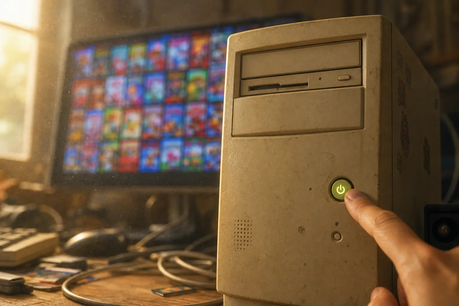 retro gaming projects turn old PC and phone into gaming console
