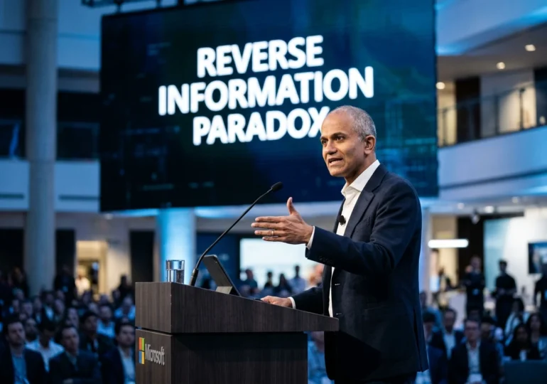 Satya Nadella Warns Companies Pay For AI In Their Own Knowledge