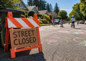 Seattle Play Streets program closes residential street for children