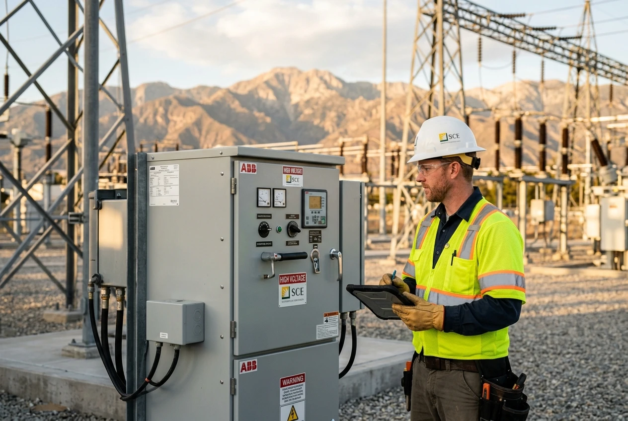SF6-free GMAirSeT medium voltage switchgear at substation
