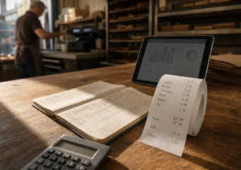 small business owner AI bookkeeping error tax liability risk
