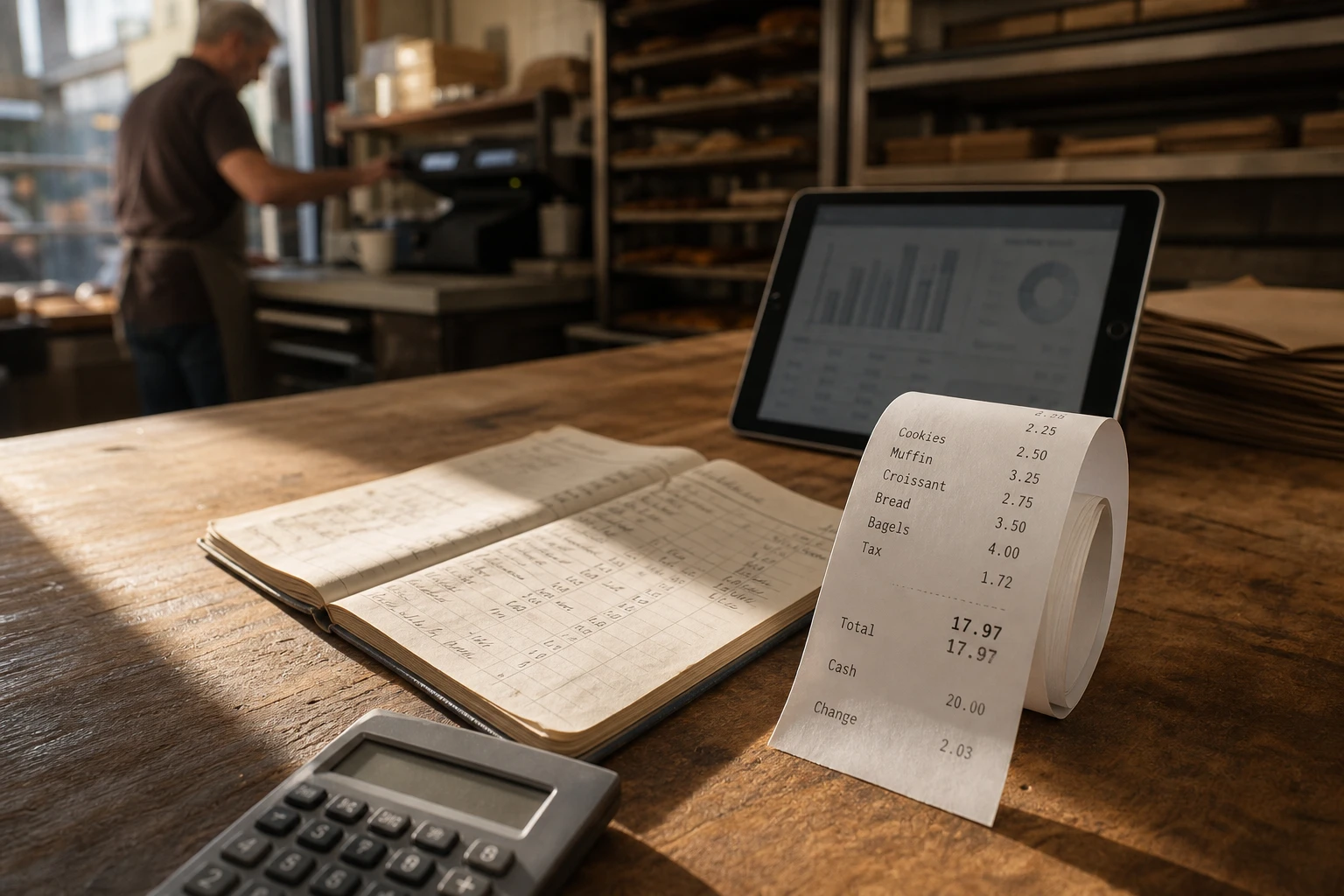 small business owner AI bookkeeping error tax liability risk
