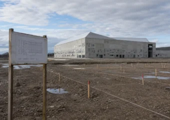 Tallinn Lasnamäe Olympic swimming pool construction site near Tondiraba Ice Hall