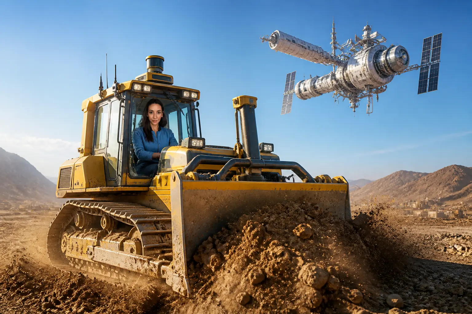 AIM autonomous bulldozer Gravitics space modules Seattle tech hires