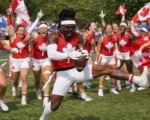 Canada women flag football world champions Olympic qualification Düsseldorf