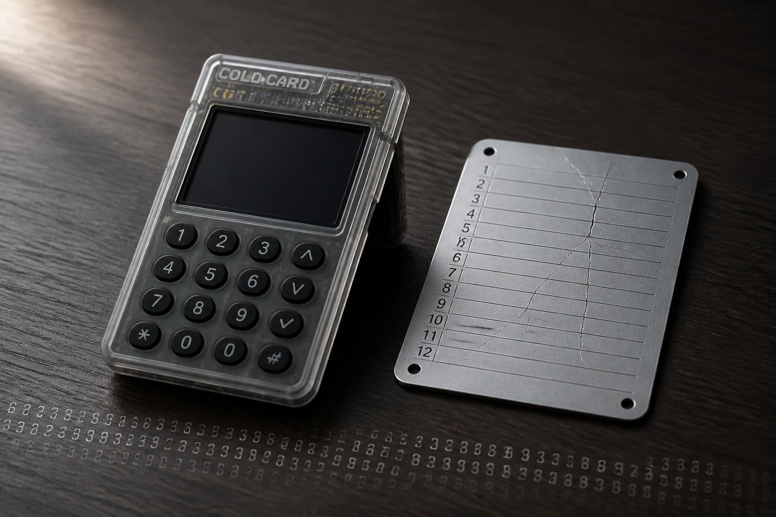 Coldcard hardware wallet bitcoin seed generation firmware flaw theft