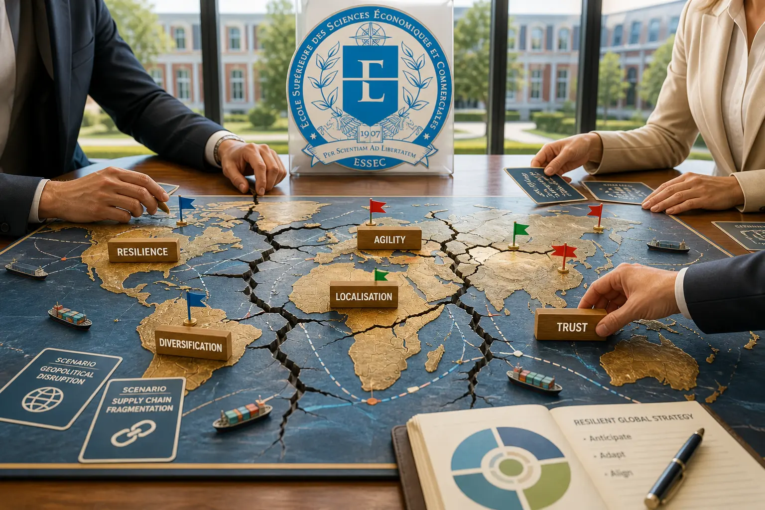 ESSEC geopolitics business education Global Foresight Council launch