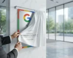 Google first office Pakistan inauguration plaque Shehbaz White