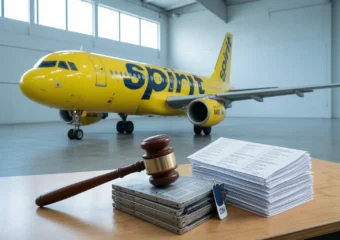 Google Spirit Airlines data bankruptcy auction AI training deal