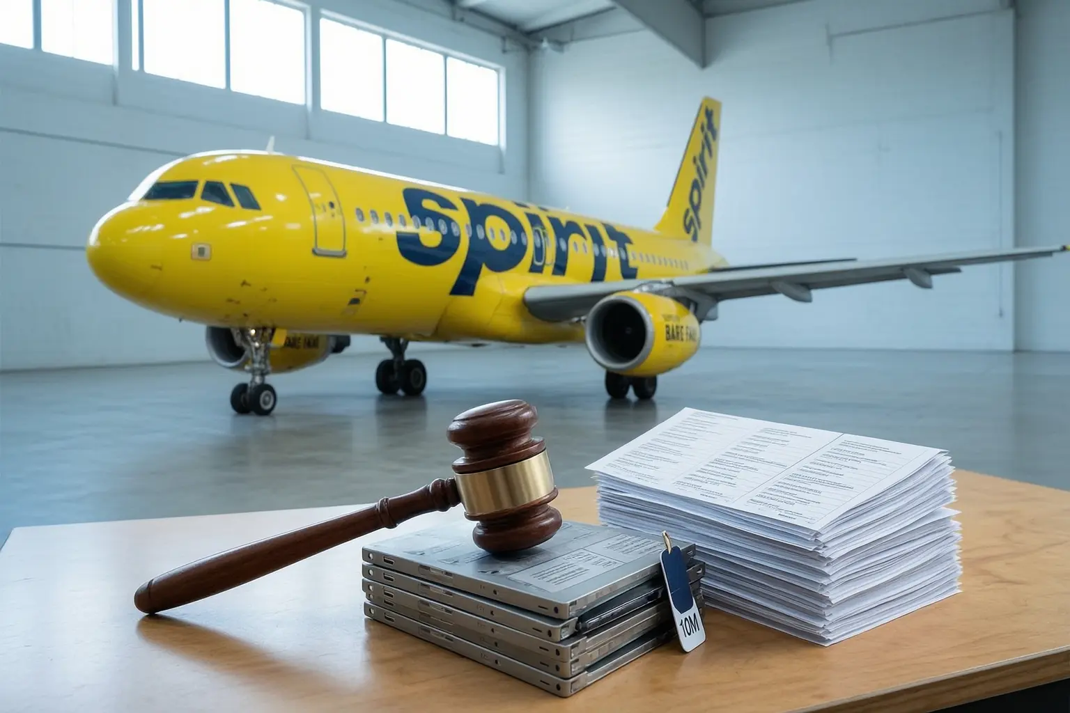 Google Spirit Airlines data bankruptcy auction AI training deal