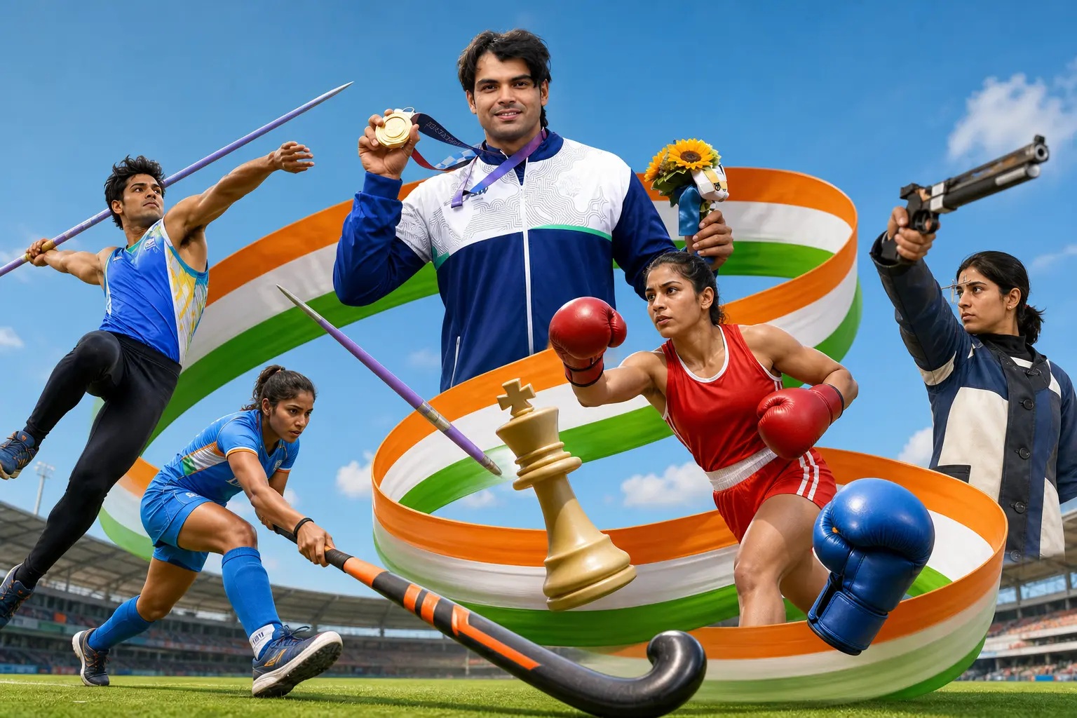India multi sport powerhouse 80 years independence athletes