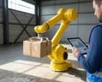 industrial robot arm lifting package warehouse AI growth bottleneck