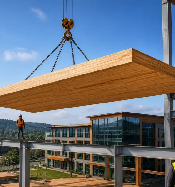 Big Tech Data Centers Quietly Scale Mass Timber Supply