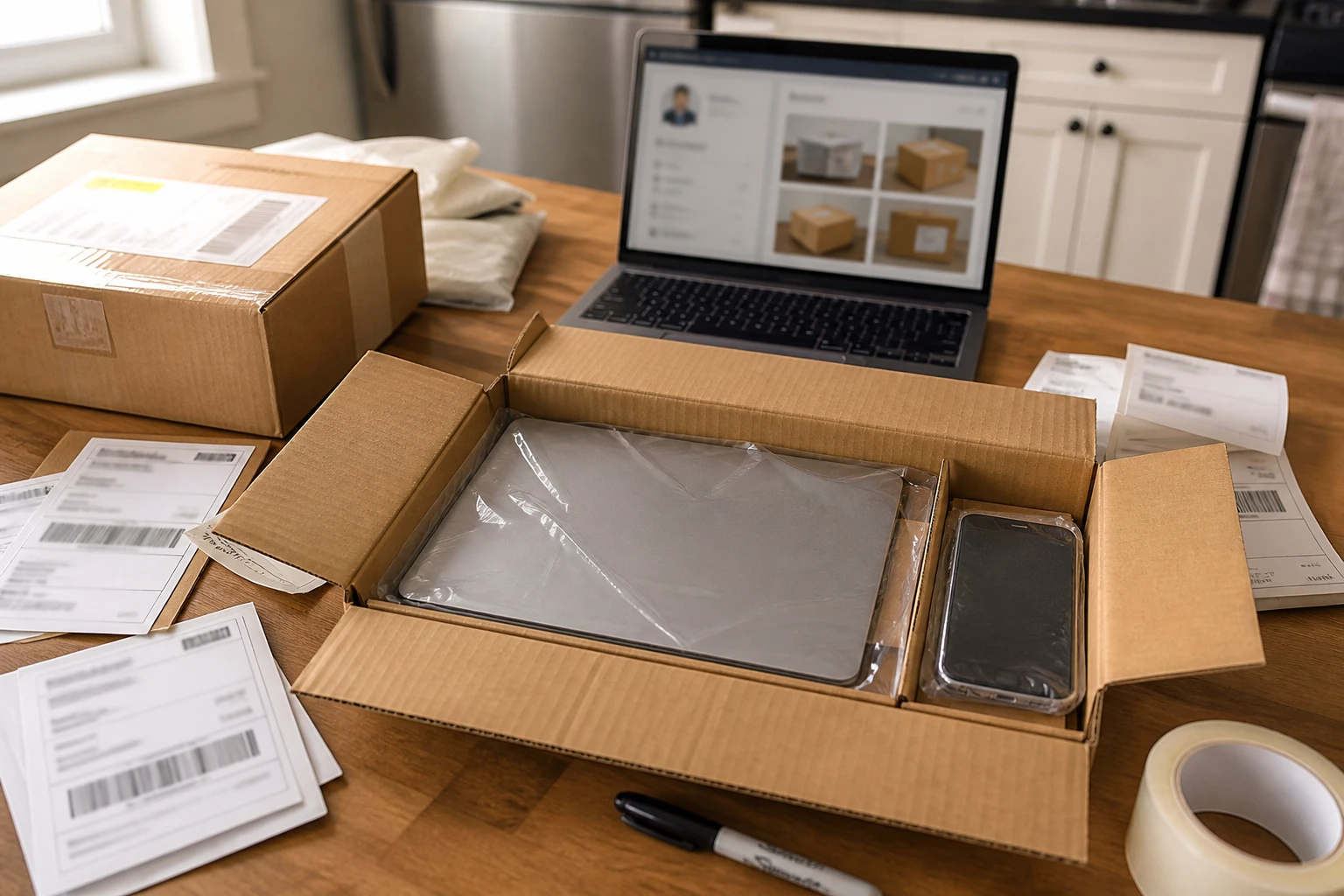 Palm Bay Deliver on Time reshipping job scam packages labels
