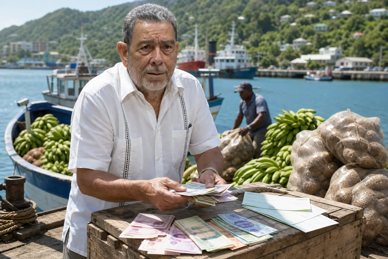SVG agricultural traders Trinidad dollar draft conversion delays