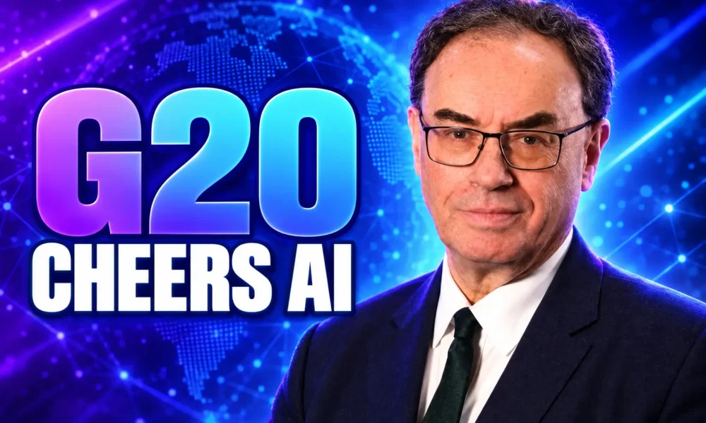 G20 cheers AI spend after Bailey cyber warning