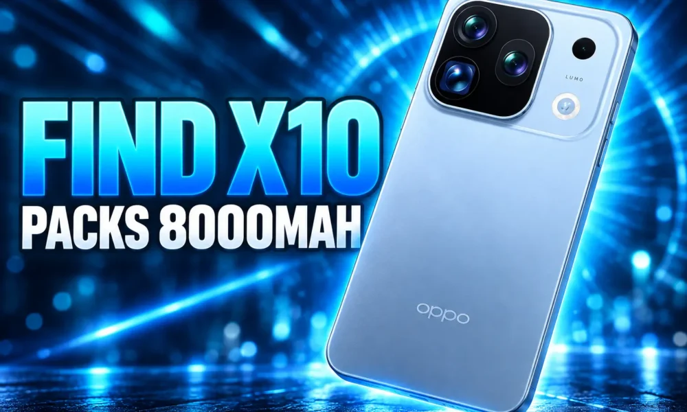 Oppo Find X10 series 8000mAh battery China pre-order