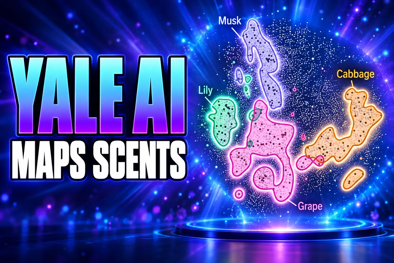 Yale AI maps scent mixes in word space