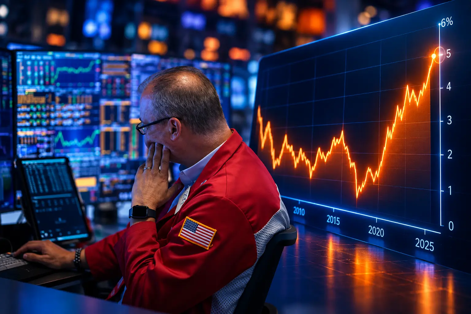 10-year Treasury yield above 5 percent September 2026