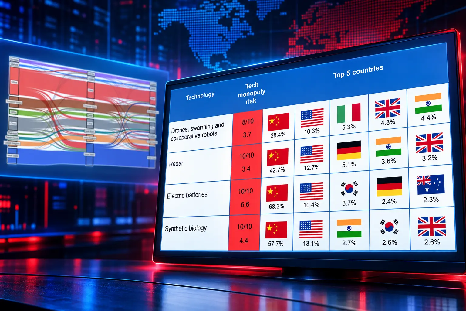China leads 69 of 74 critical technologies ASPI