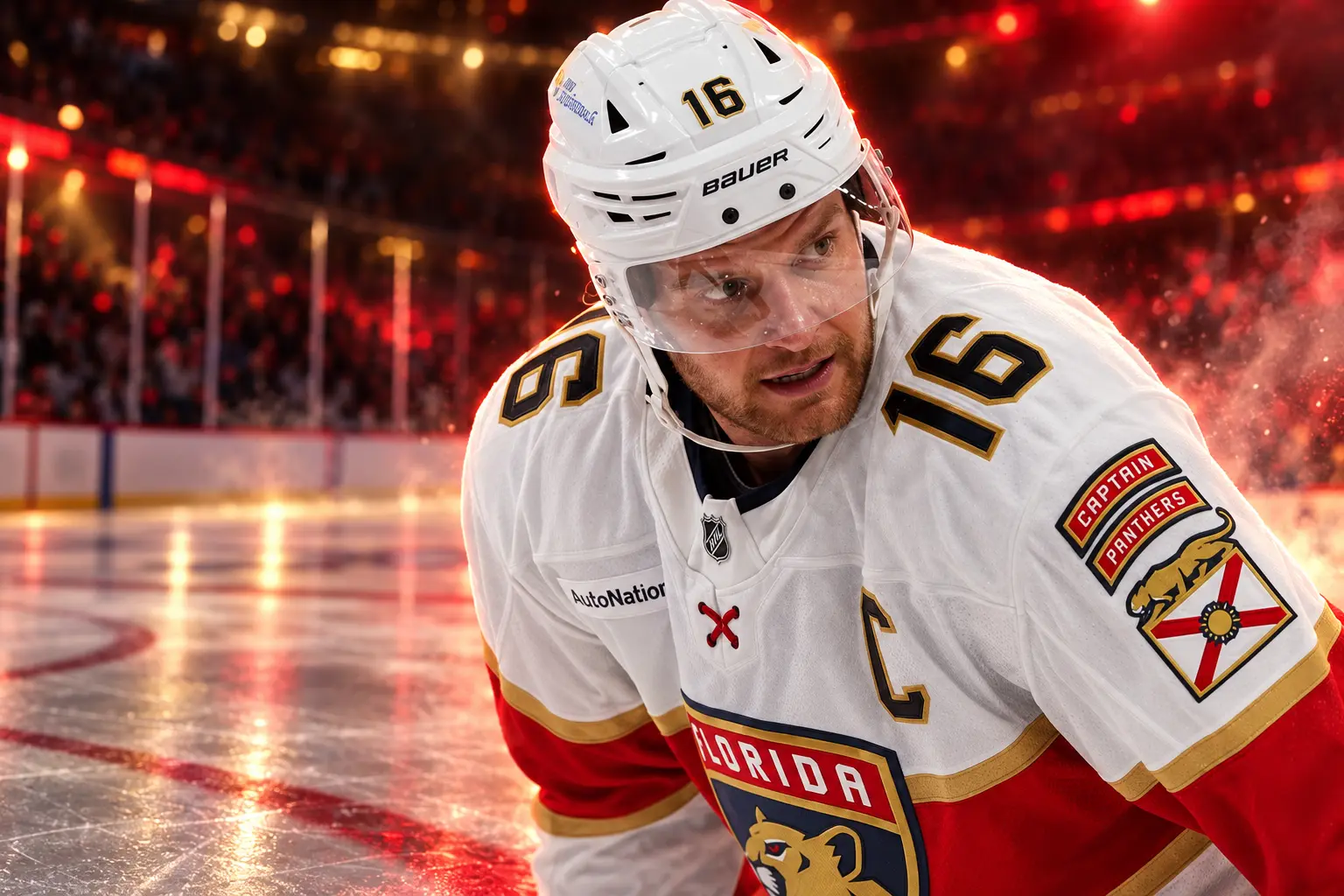 Aleksander Barkov Panthers left leg injury San Jose