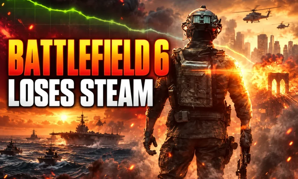 Battlefield 6 Steam players drop 90 percent after launch