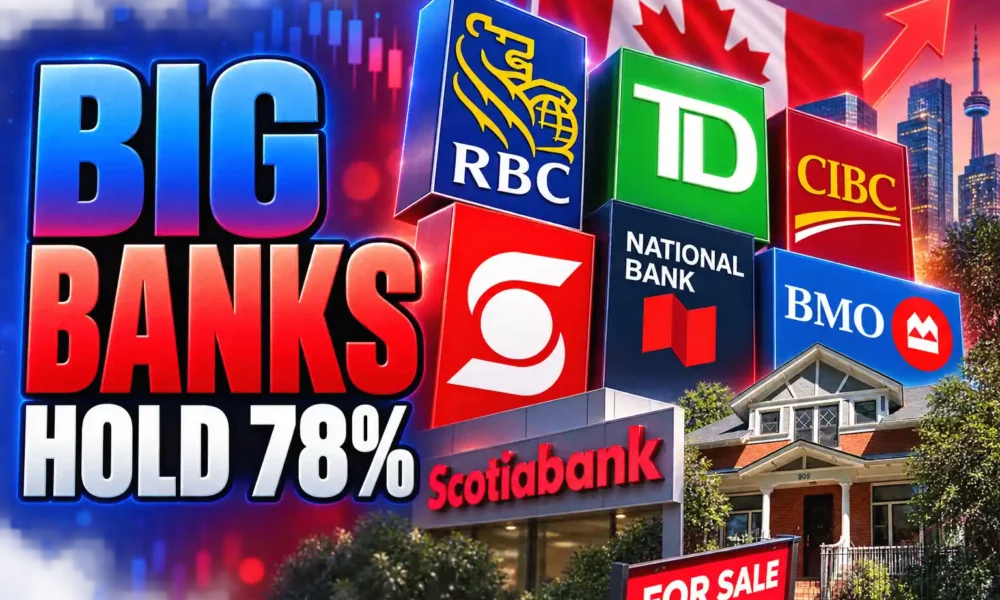 Canada Big Seven mortgage market share 78 percent
