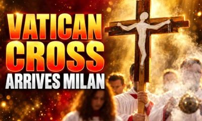 Cross of Athletes arrives at San Babila in Milan