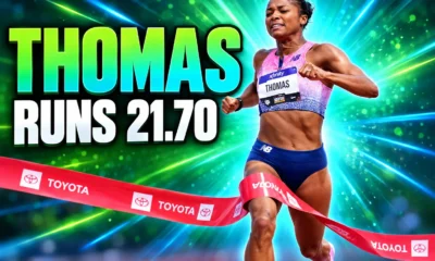 Gabby Thomas 21.70 200m Lone Star Grand Prix