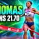 Gabby Thomas 21.70 200m Lone Star Grand Prix