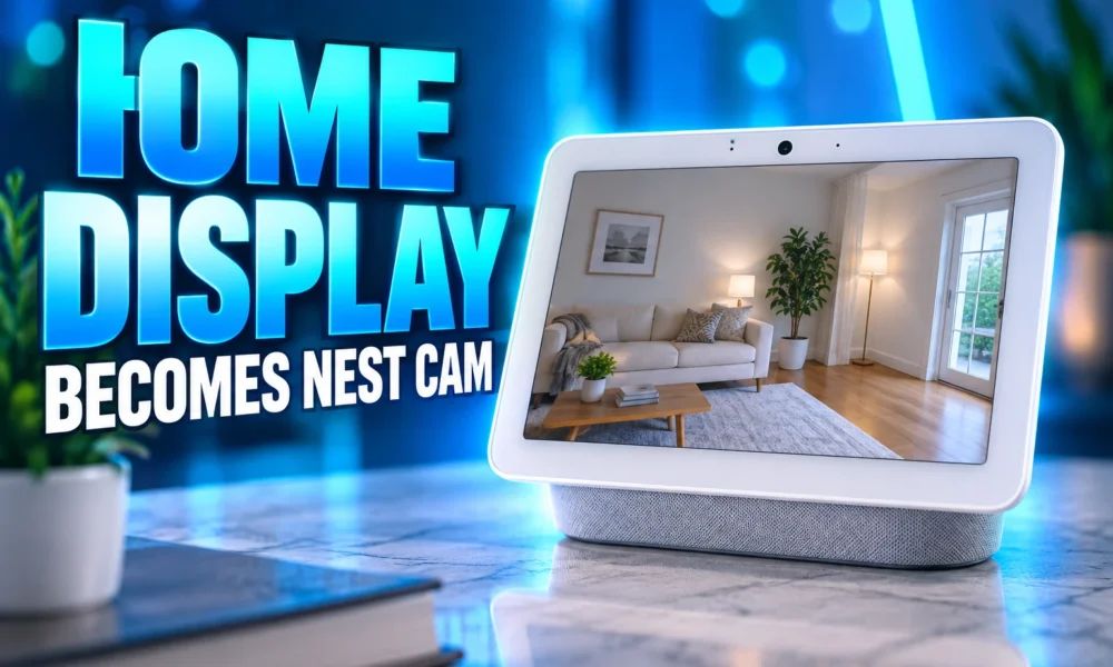 Google Home Display Nest Cam camera recording leak