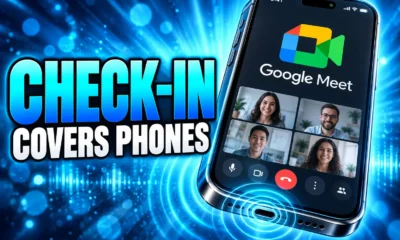 Google Meet auto check-in covers phones ultrasound