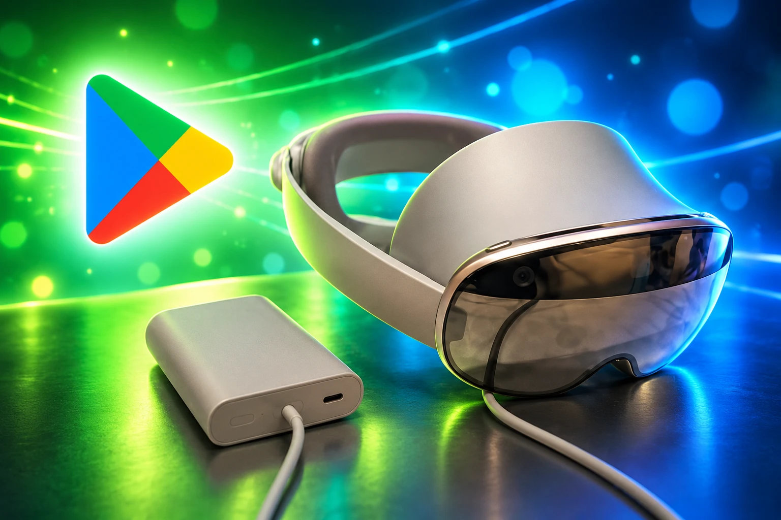 Google Play Store XR headset chip Android XR