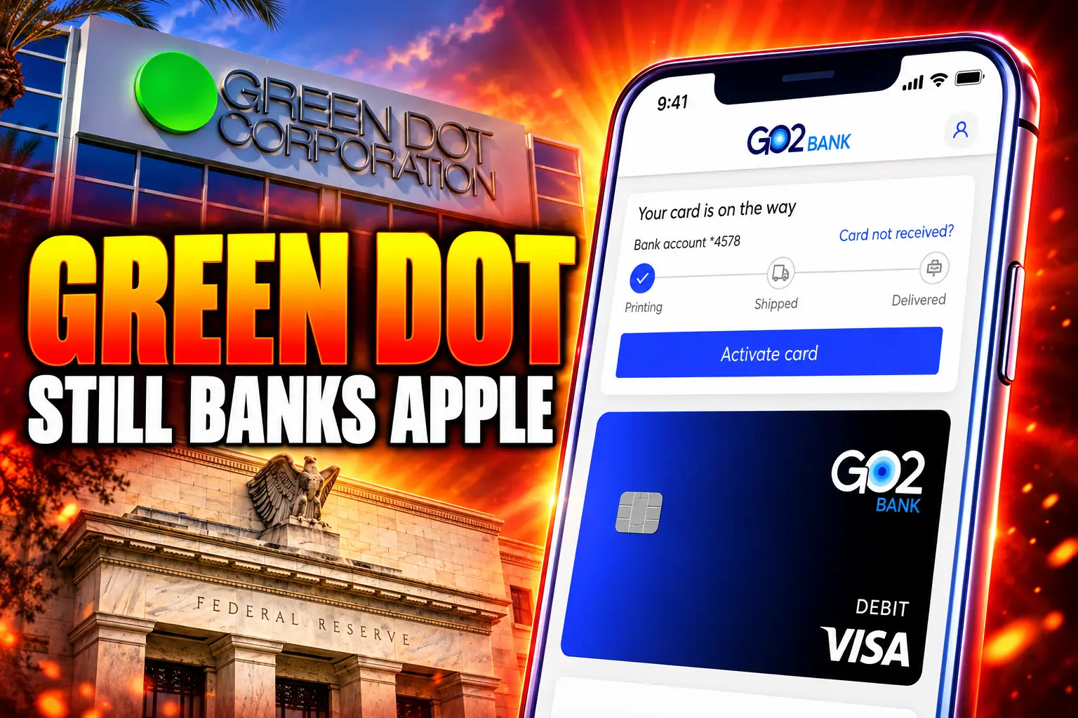 Green Dot still banks Apple after $44 million Fed fine