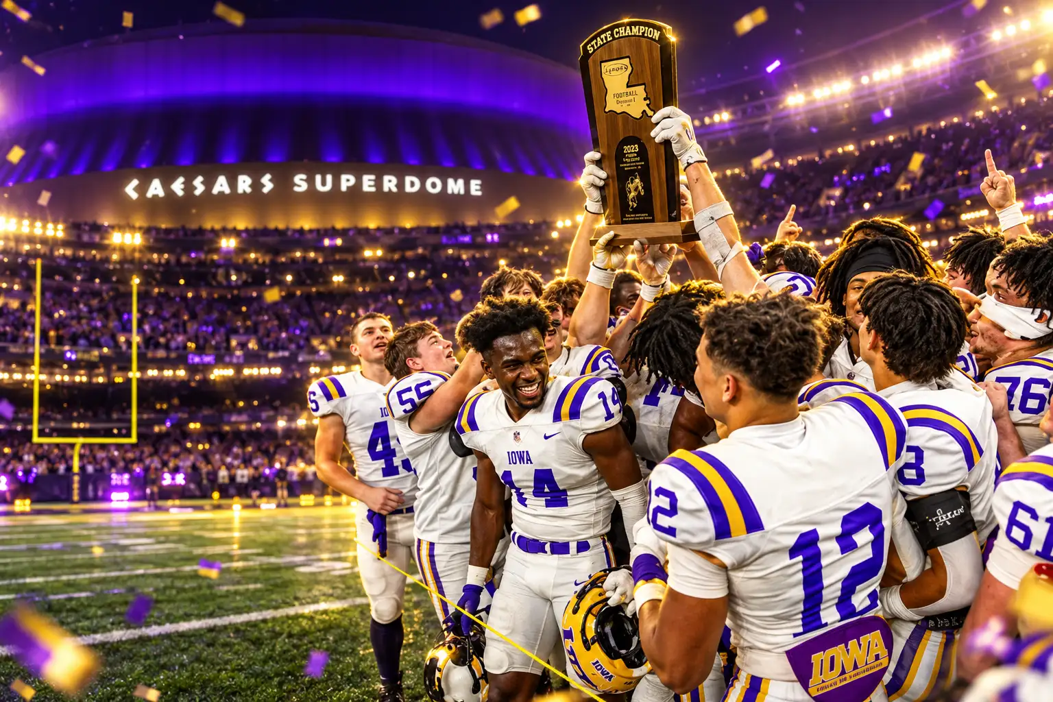 Iowa Yellow Jackets first state football championship
