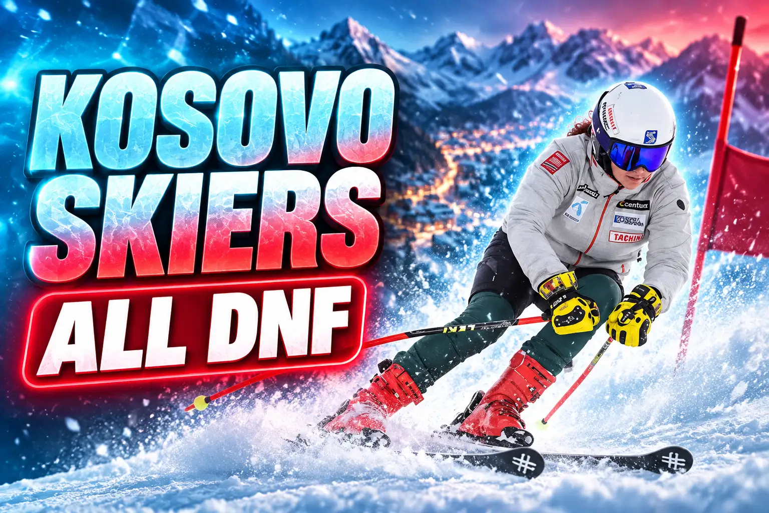 Kosovo skiers all DNF Milano Cortina 2026