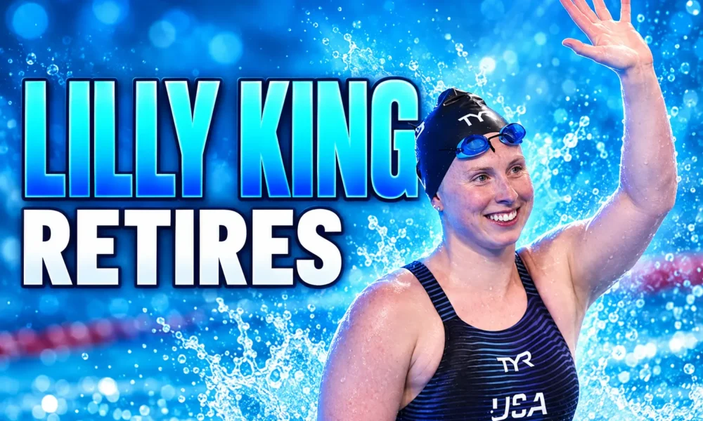 Lilly King retirement last race Singapore 50 breaststroke