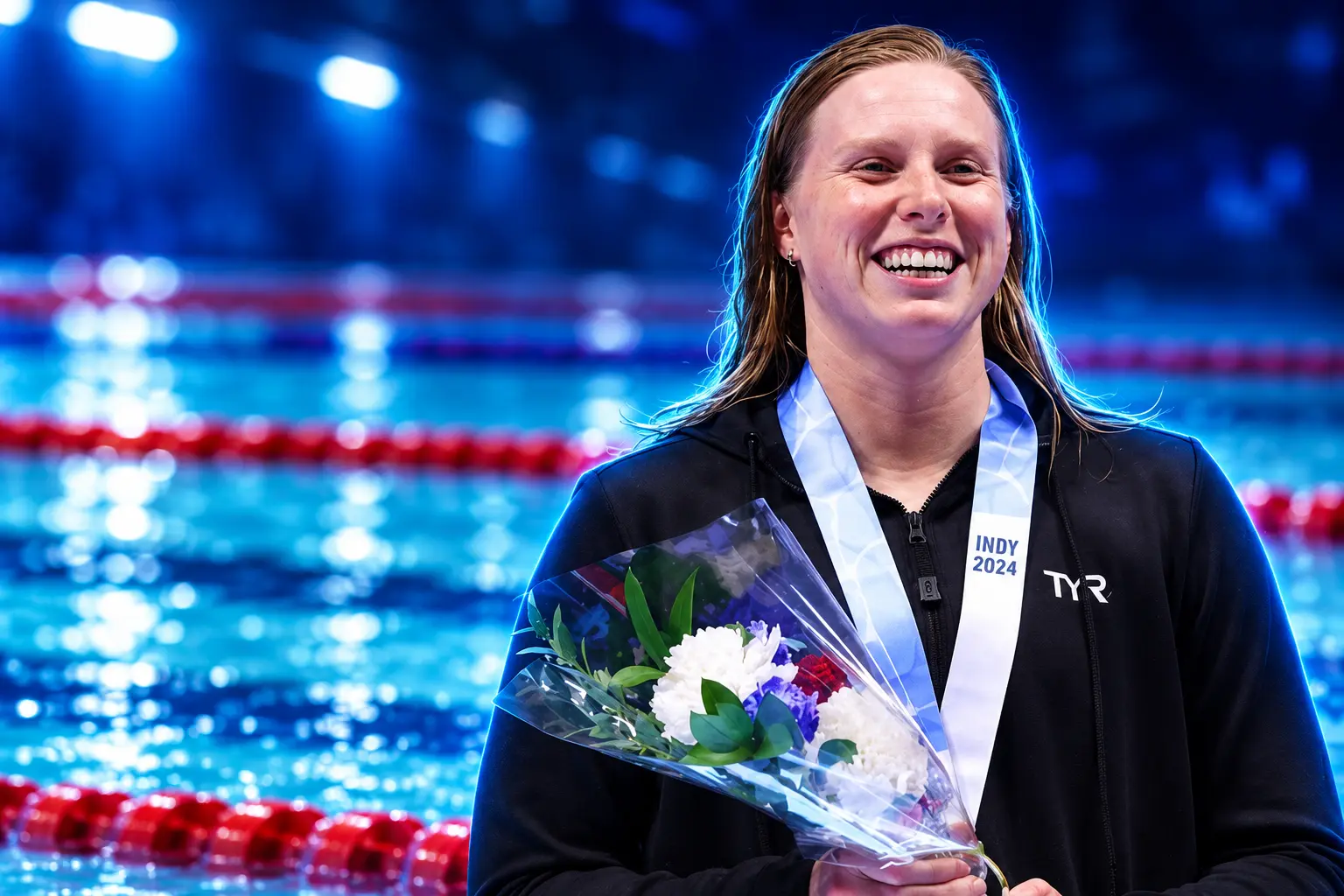 Lilly King retirement last race Singapore 50 breaststroke