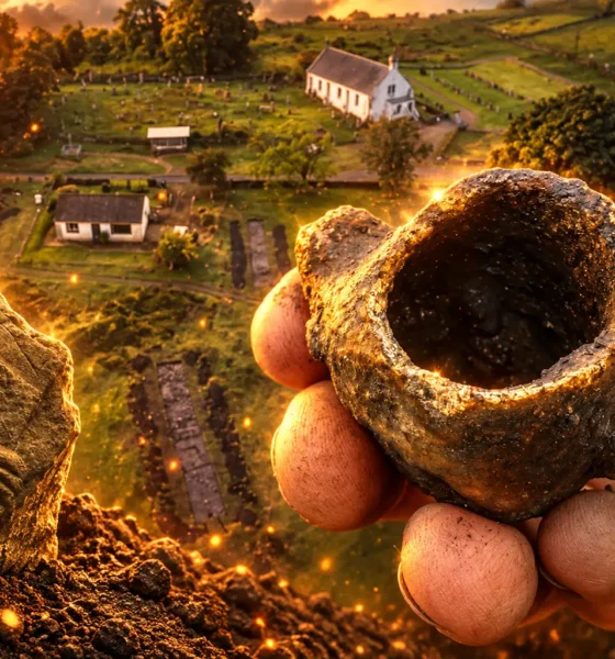 Lismore dig finds Saint Mo Luóc gold workshop