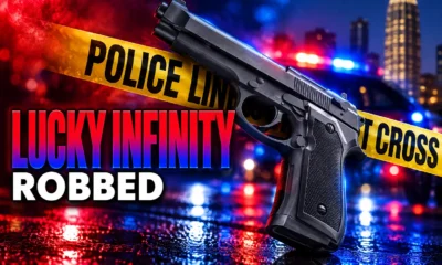 Lucky Infinity Winston-Salem armed robbery gunmen