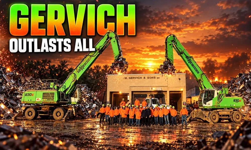 M. Gervich and Sons Marshalltown scrap yard 120 years