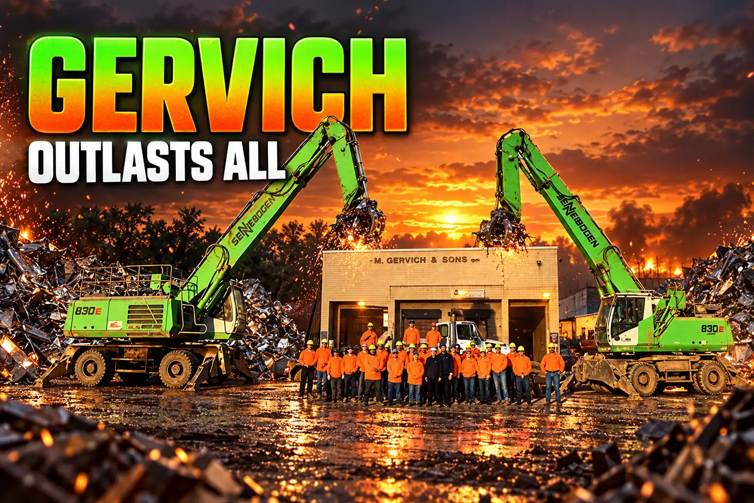 M. Gervich and Sons Marshalltown scrap yard 120 years