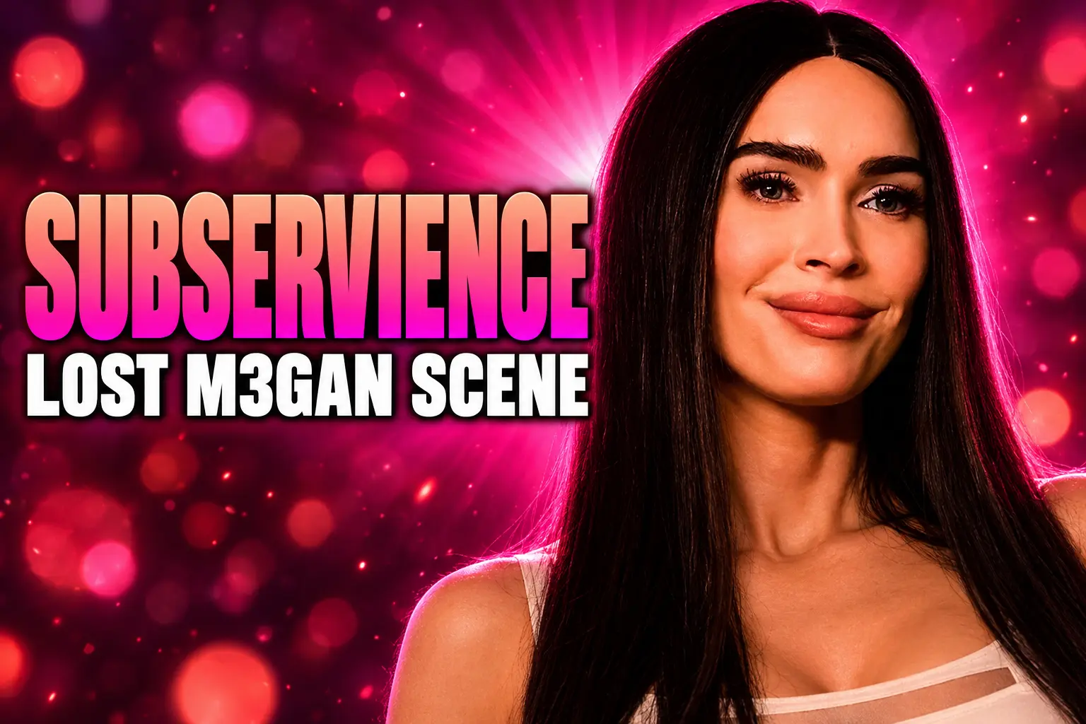 Megan Fox Subservience Alice scene cut after M3GAN